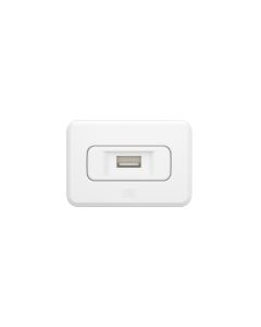 Conjunto 1 Interruptor Simples + 1 Tomada USB-A Esatta Branco (Móveis e  Pedras) - Elétrica Luz - LOJA OFICIAL WEG - Interruptores, tomadas e  materiais elétricos
